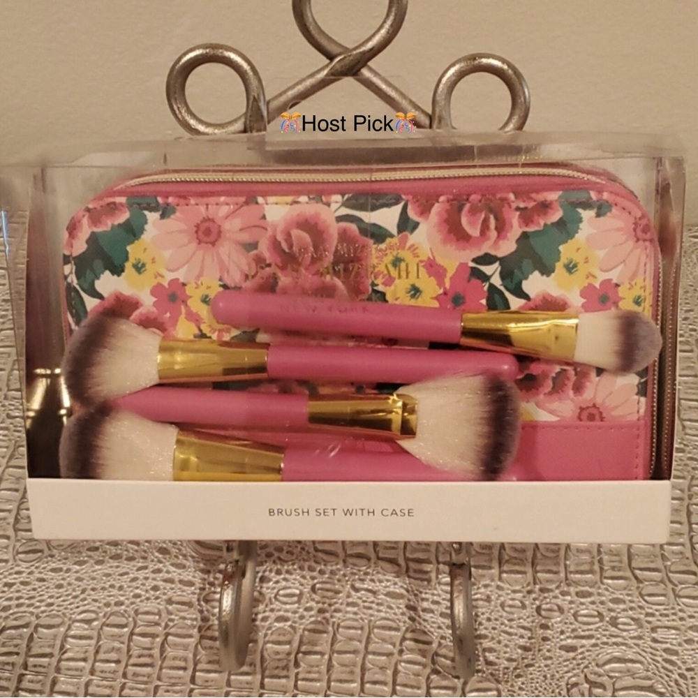 Make up Brush Set With Case NIB